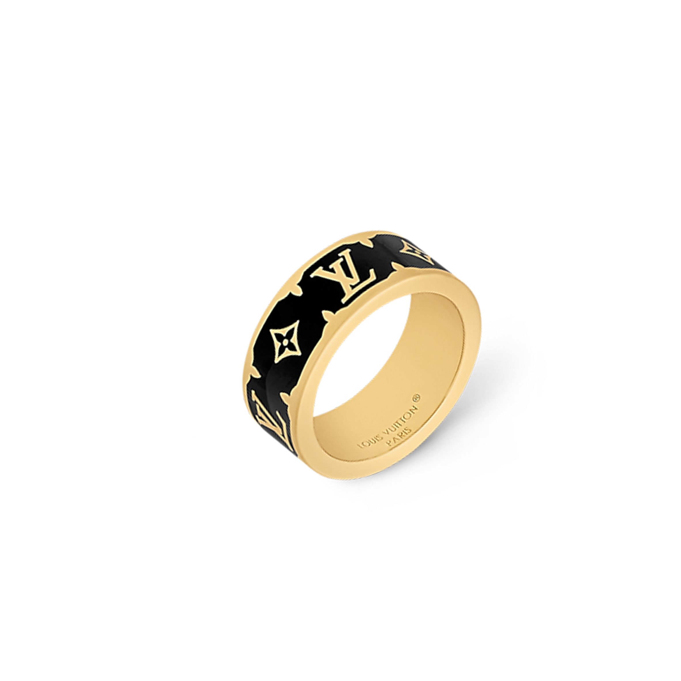 LOUIS VUITTON NANOGRAM ENAMEL RING M1568S